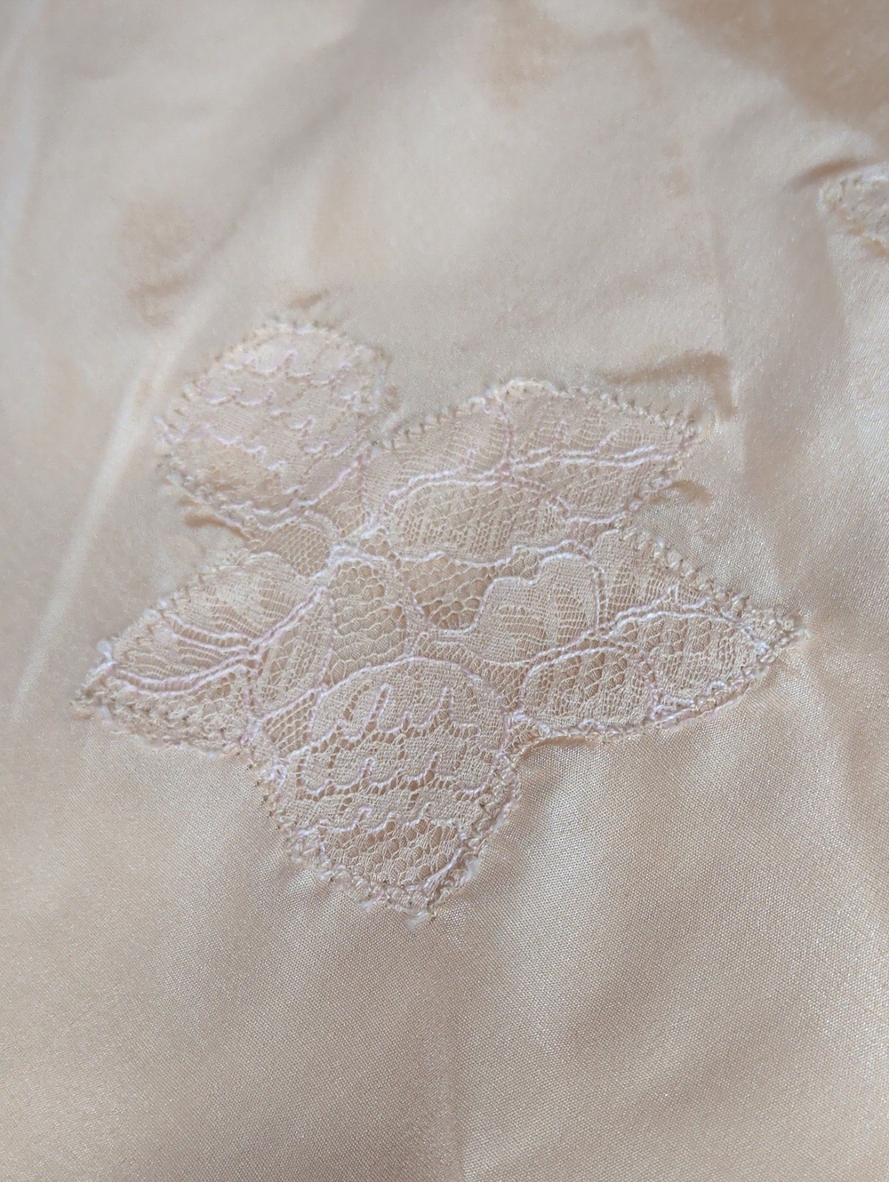 Antique 1920s 30s Tap Pants Peach French Knickers Side Button Art Deco - Picture 4 of 16
